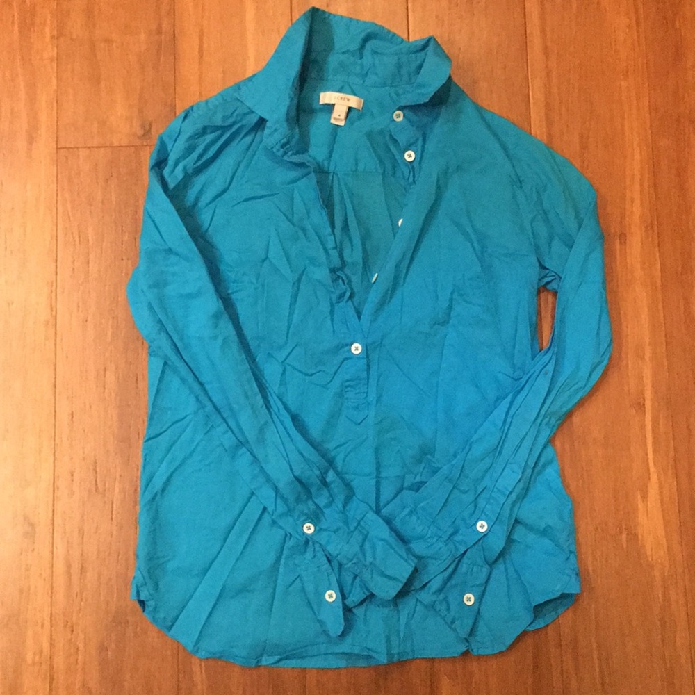 Jcrew half button down